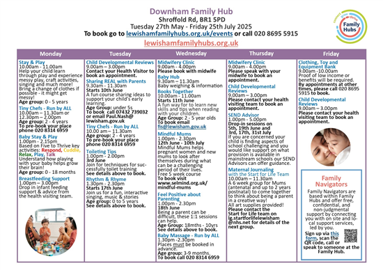 June - July Timetable 25