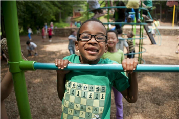 child in playground