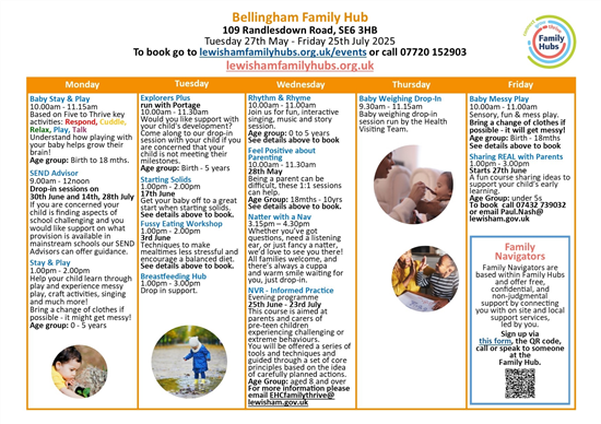 June - July Timetable 25