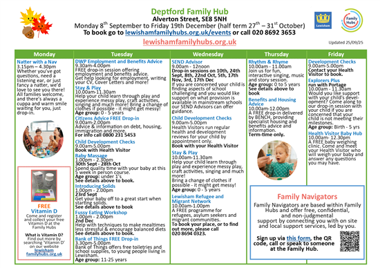 Updated Timetable 290925