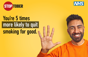 stoptober flyer advert