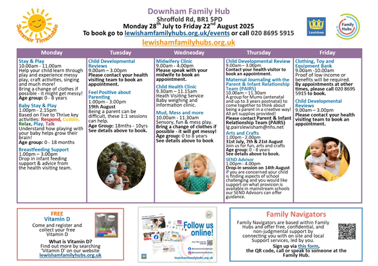 Summer 25 Timetable