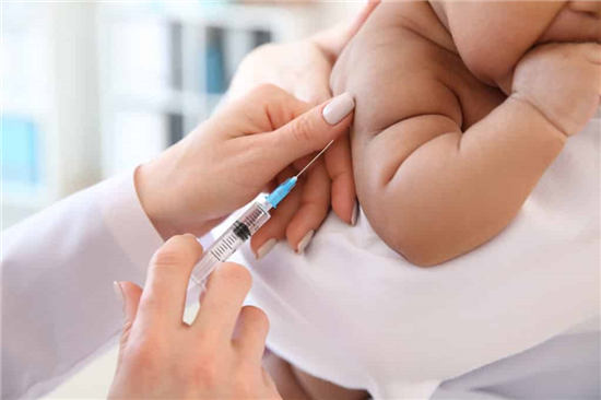 image of an immunisation shot for baby