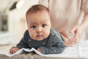 Close Up Portrait Of Cute baby