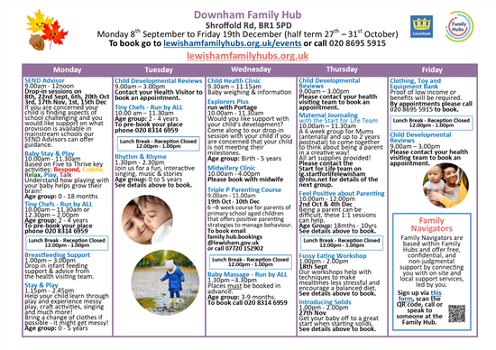 FH Timetable Sept - Dec 25