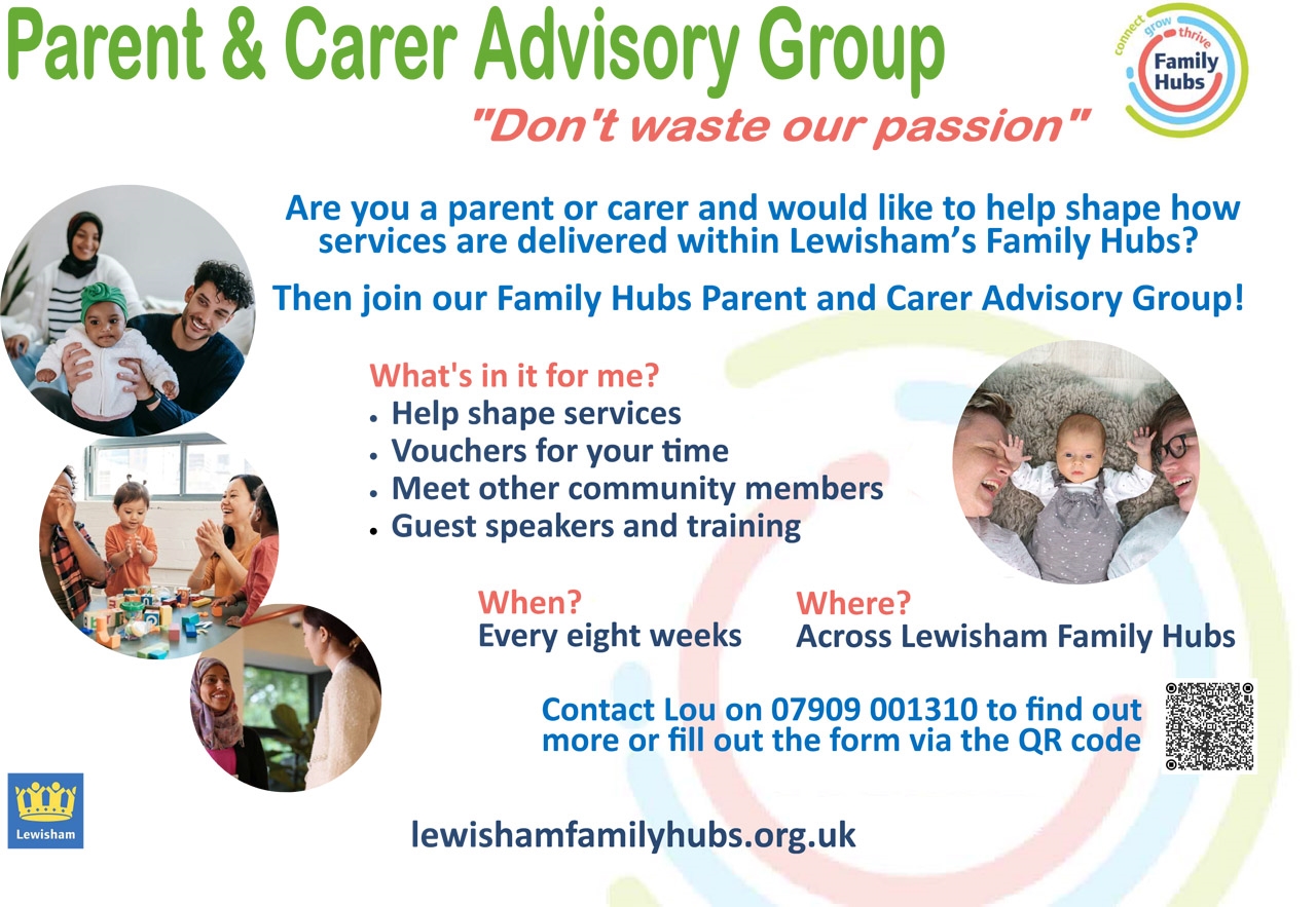 Parent & Carer Advisory Group flyer