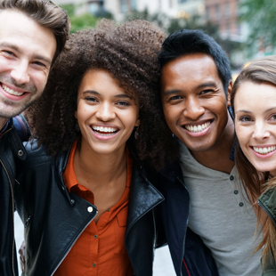 image of a group of young people